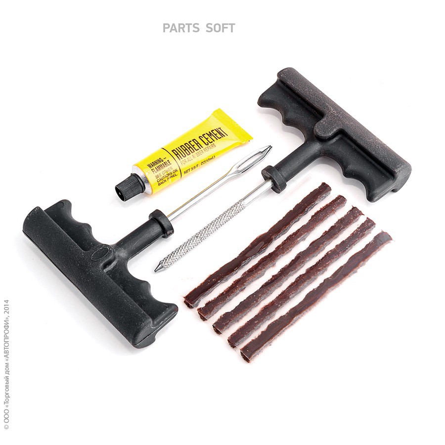 Набор для ремонта бескамерных шин "AUTOPROFI" REM-30 Master - AUTOPROFI None None